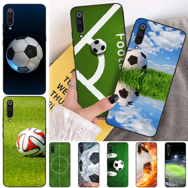 Модный футбольный чехол coque fundas etui для xiaomi note max mi 3 7 8 9se Redmi 7a 8t 10 pro lite чехлы |