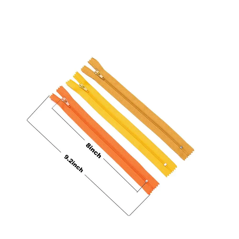 100 шт. нейлоновые застежки молнии цветные швейная Молния 8 дюймов принадлежности