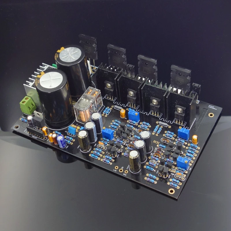 KYYSLB двойной AC24V до 36V 8 Ohms 130W * 2 Плата усилителя M7-reference Swiss Gaowen Circuit Kit UPC1237 |