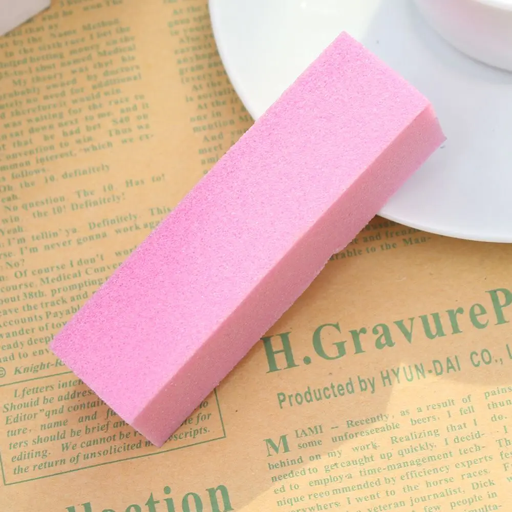 5 шт./компл. искусственная пилка для ногтей фотоблок маникюра полировка шлифовка