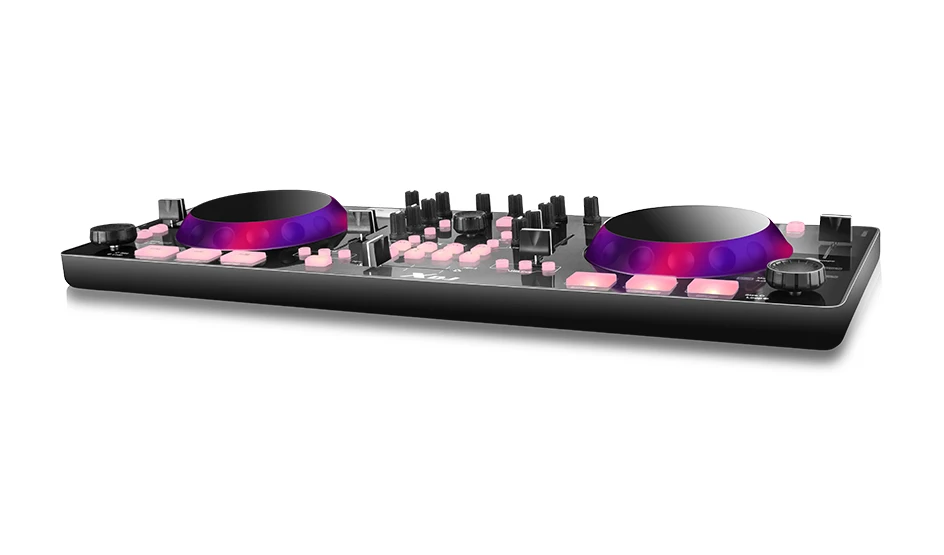 Профессиональный аудиомикшер iCON XDJ Mini USB MIDI с сенсорными колесиками для царапин