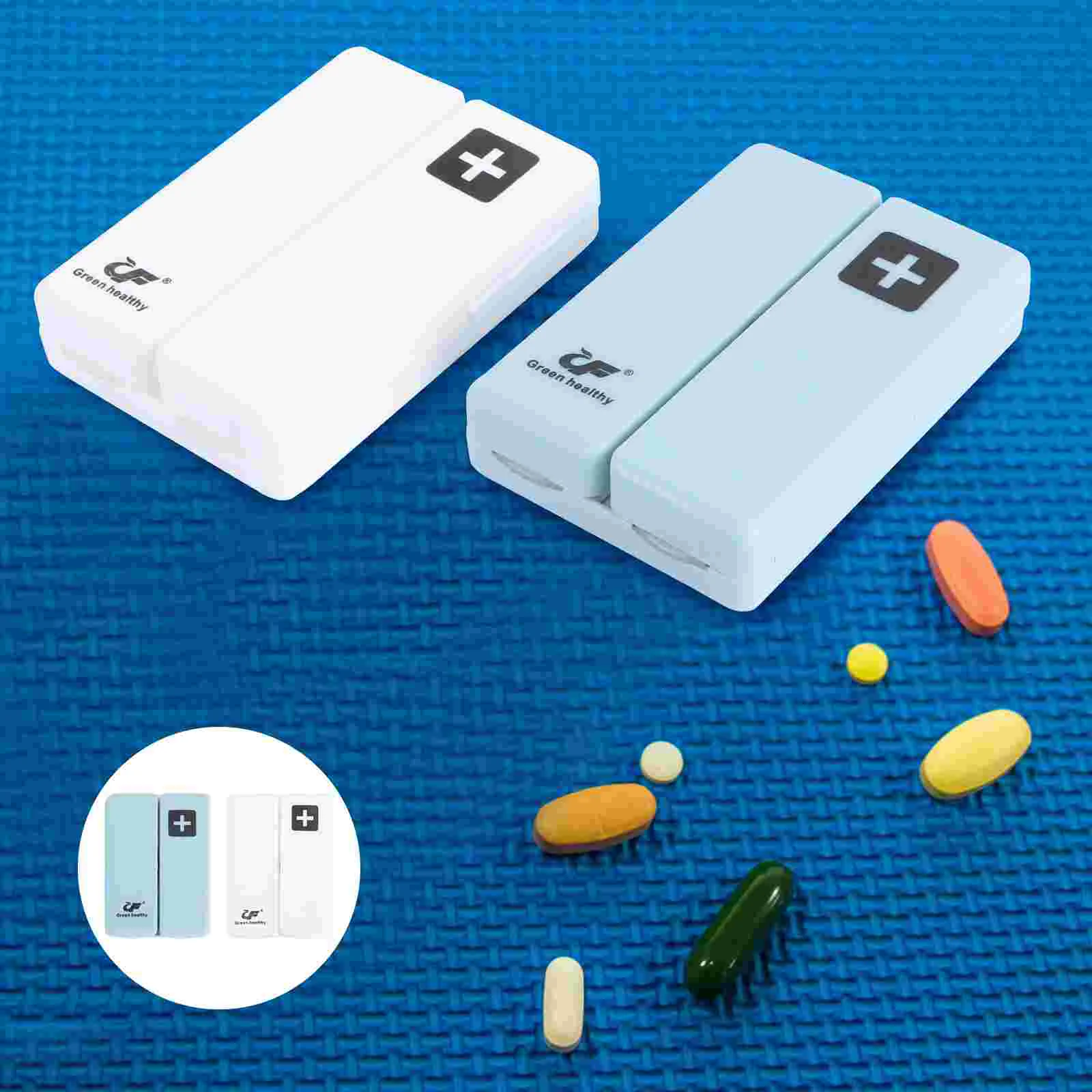 

2 шт., портативный чехол для хранения лекарств