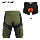 Велосипедные шорты WOSAWE Мужские, водонепроницаемые быстросохнущие, свободные, для горных и шоссейных велосипедов, летние