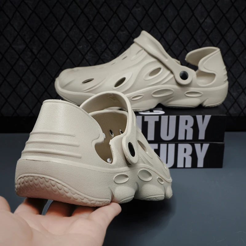 

Men's shoes sandals hollow non-slip wear-resistant breathable shoes lightweight beach wading river summer new style