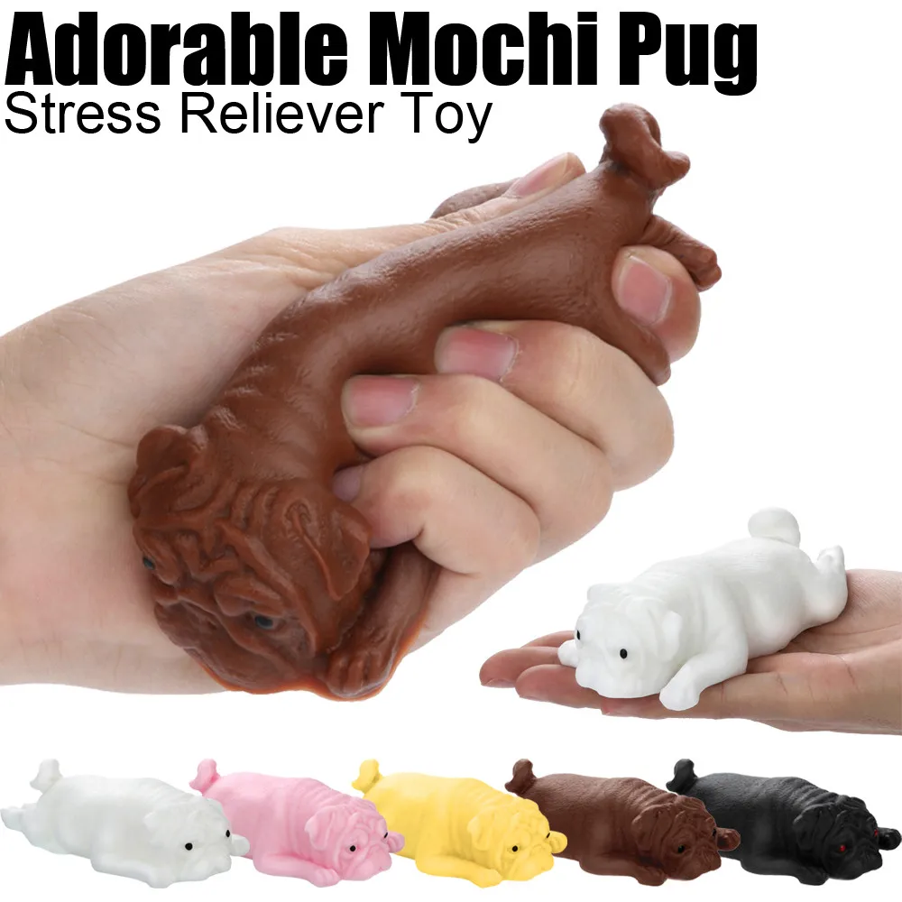 

Dog Simulation Decompression Toys Kawaii Shar Pei Antistress Fidget ToySoft Cute Stress Pop It Educational ToyA