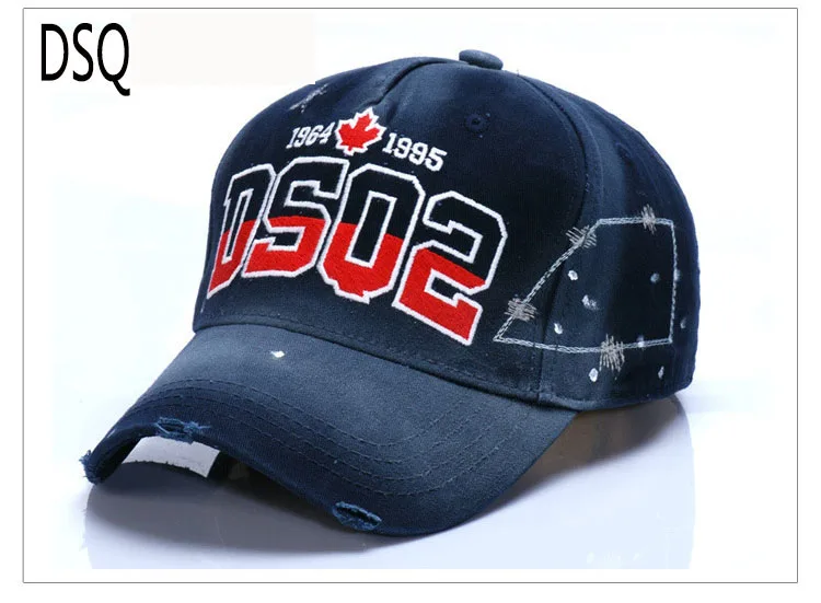 Мужская хлопковая кепка dsq синяя брендовая бейсболка Повседневная Кепка