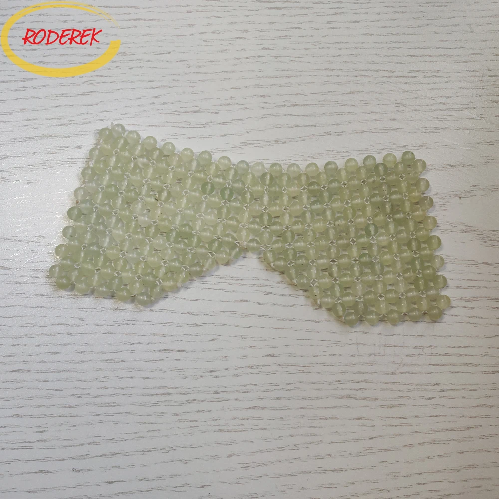 売る ヒスイアイマスク、天然xiuyanヒスイマッサージの石を軽減目疲労、乾燥、くま、小じわ、むくみ、リフレッシュ