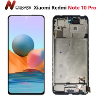6 67 amoled for xiaomi redmi note 10 pro lcd display touch screen digitizer assembly m2101k6g m2101k6r lcd screen with frame