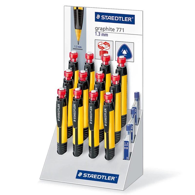 Автоматический карандаш STAEDTLER 1 3 мм треугольный 771 детский аксессуар для