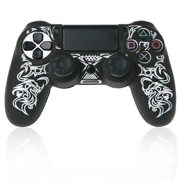 Мягкий силиконовый чехол Dragon кожаный для контроллера Sony Playstation 4 PS4 | Электроника
