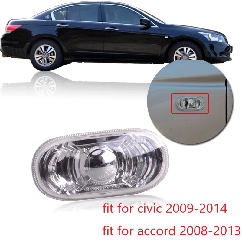 

Car Fender Light Side Signal Turn Lamp For Honda CIVIC 2009-2014 FD FD2R FA1 FB2 ACCORD 2008-2013 CP1 CP2 CP3 Auto Accessories