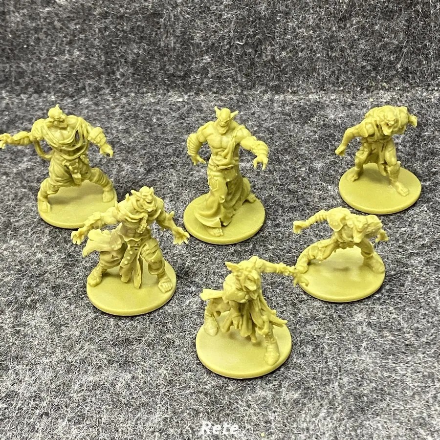 7 шт. Zombicide зеленая Орда черная чума орк ходунки бегунки Фэтти некромант