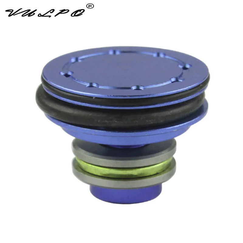 

VULPO Aluminum Double O-ring Ball Bearing Piston Head 8 Holes For Airsoft AEG Ver.2/3 Gearbox