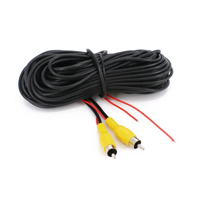 6M 10M 15M 20M Car Truck RCA Video Extension Cable Male to with trigger wire for Backup Camera Rear View Parking | Обустройство дома