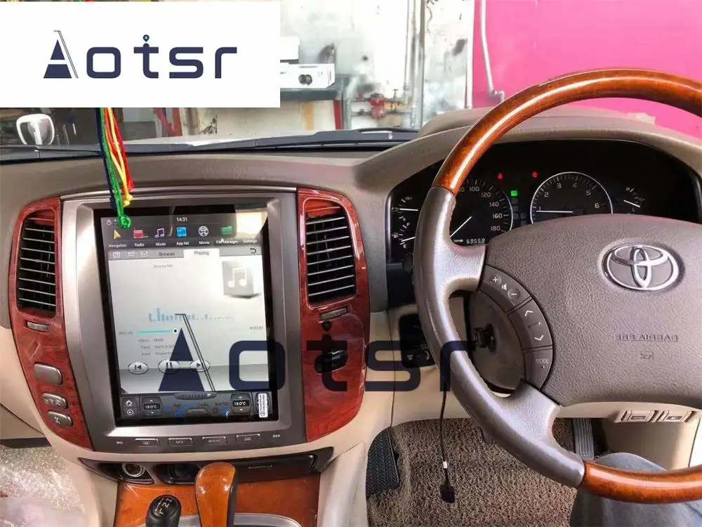 Автомобиль Android в вертикальном стиле для Lexus LX470LX-470 2002-2007, головное устройство, автомобильный медиаплеер, мультимедийная система, запись ленты с большим экраном (art.: 3920d045e5b5a) - 3920d045e5b5a