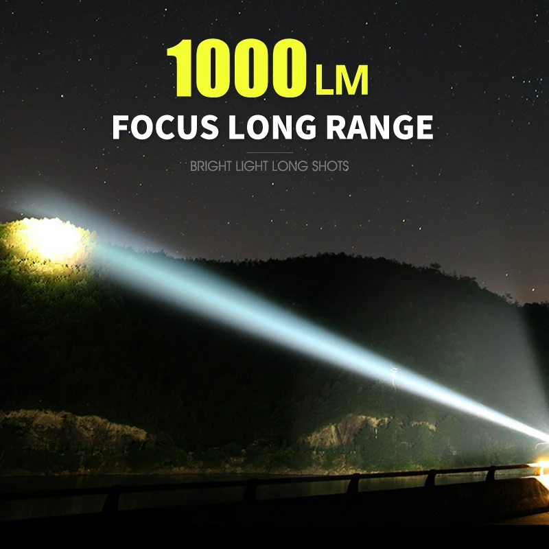 Super Powerful LED Flashlight L2 XHP50 Tactical Torch USB Rechargeable Linterna Waterproof Lamp Ultra Bright Lantern Camping | Освещение