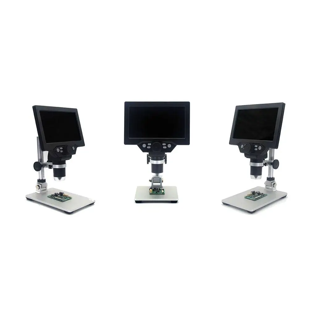 1200X цифровой микроскоп 12MP электронный видео микроскопы 7 дюймов HD lcd пайка телефон Ремонт лупа с металлической подставкой#35
