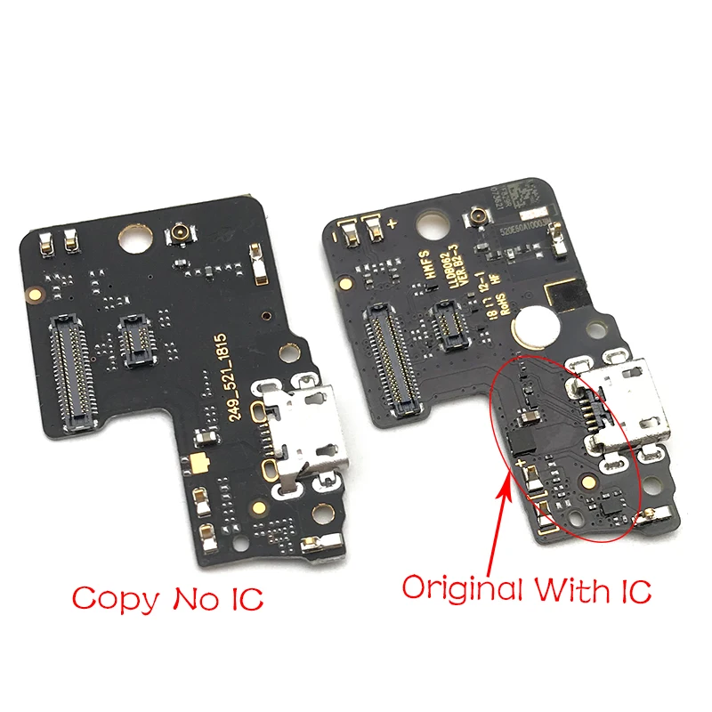 Док-разъем Micro USB зарядное устройство зарядный порт гибкий кабель плата с микрофоном запасные части для Xiaomi Redmi S2