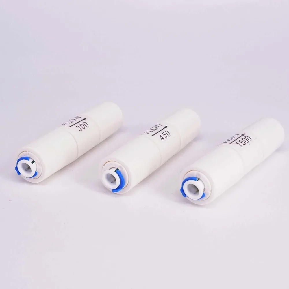 

RO диспенсер для воды, ограничитель расхода 300cc 450cc 1500cc 1:3 с трубкой 1/4 "O/D Pushfit, фитинг для аквариума, обратный осмос