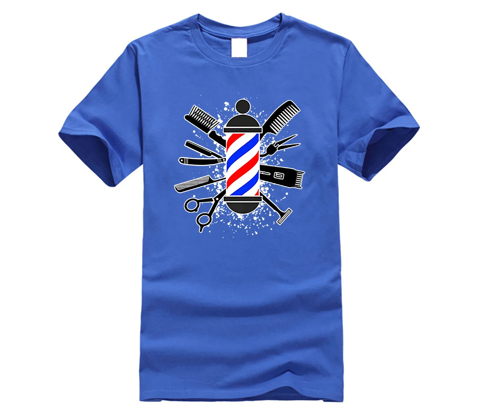 Парикмахерские аксессуары футболка Парикмахерская Мужская мужские топы