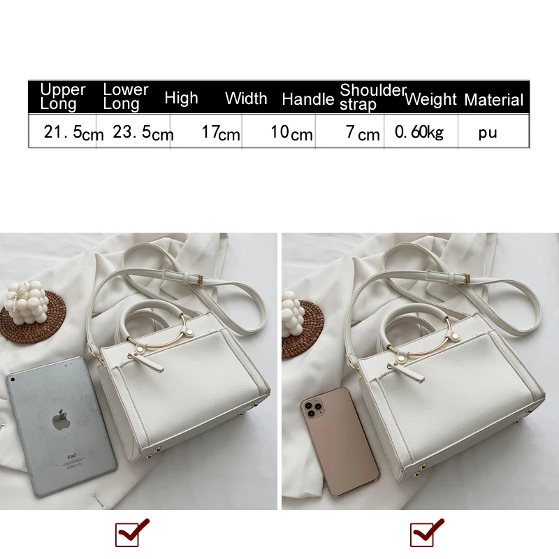 

Handbag for Women 2021 Fashion Purses Women's Shoulder Bags PU Female Messenger Bag Business Designer Women Crossbody bag office
