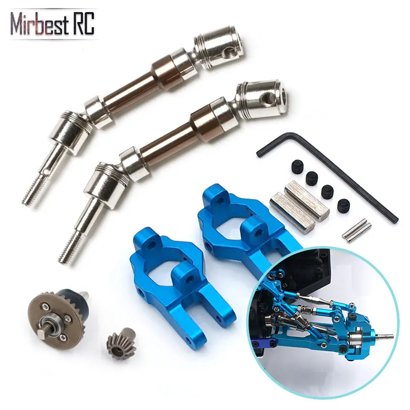 

Обновленные детали Mirbest RC, металлический вал привода шины, обновленный CVD для WLtoys 12428 fy-03h, модифицированные детали «сделай сам» 12428-0090
