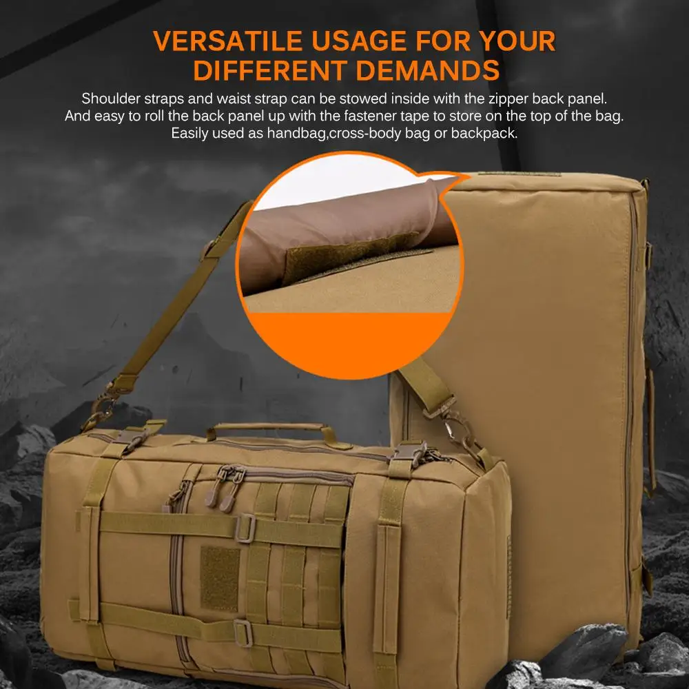 

50L Outdoor Camping Bag Pack Travel Duffle Backpack Women Men Sport Bag For Business Sports Camping Hiking Mountaineering