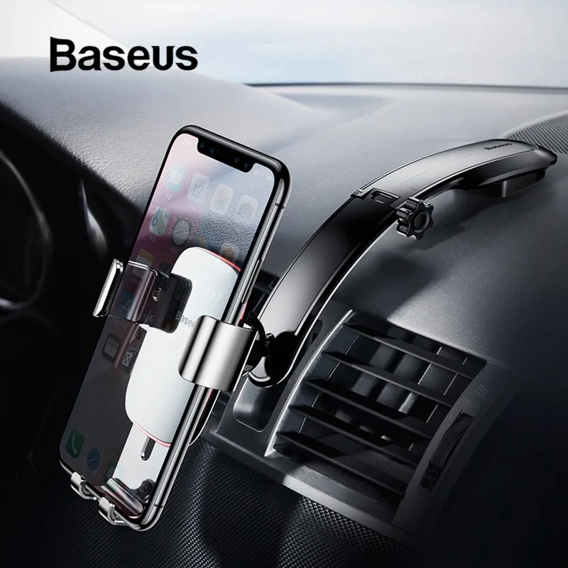 Baseus Автомобильный держатель для телефона, держатель для смартфона, держатель для iPhone Redmi, samsung, складная подставка для приборной панели, автомобильный держатель