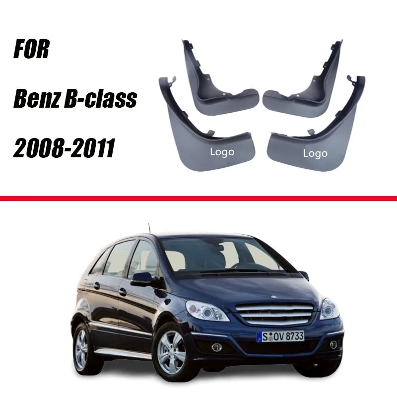 Для Mercedes Benz B-class B180 B200 B260 W245 W246 2009- крыло брызговики автомобильные аксессуары брызговик - Цвет: B class w245 08-11