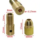 Сверла для мини-инструментов, 0,5-3 мм, 7 шт., набор быстрозажимных патронов цанговые патроны, медный колпачок для сверл, Цанга для сверл TXTB1