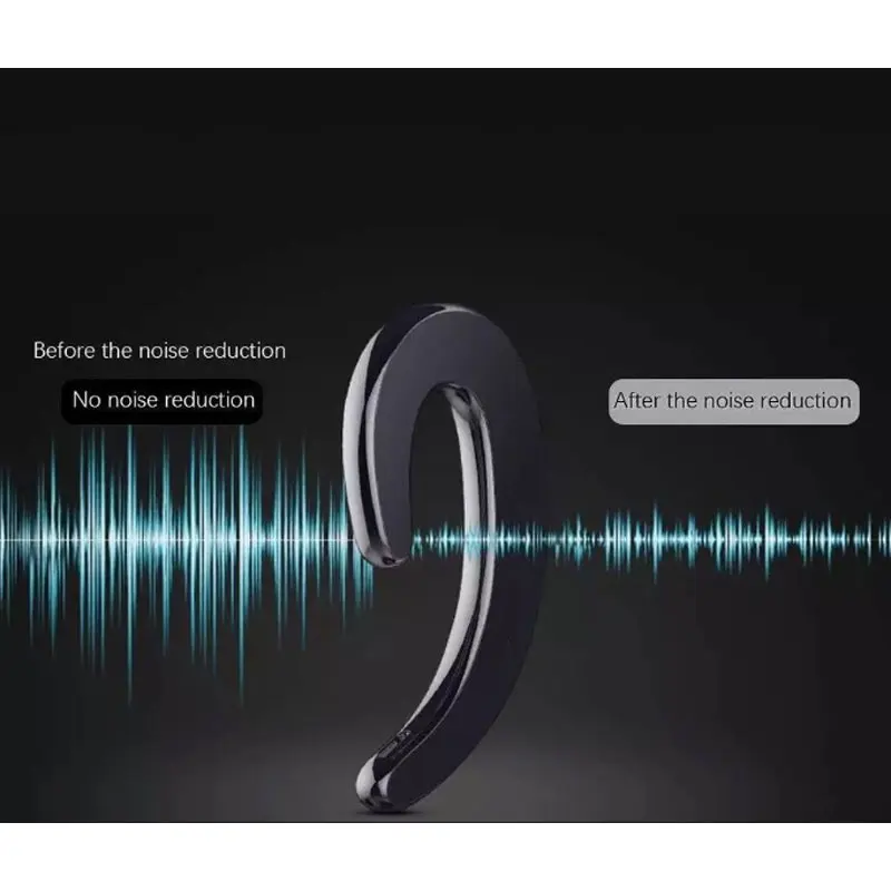 Беспроводные наушники с костной проводимостью Bluetooth ушным крючком Спортивная
