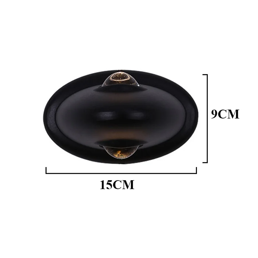 

6W 10W Up Down Outdoor wall lamp creative Waterproof Courtyard Aisle Balcony Exterior Wall Light Garden Porch Light