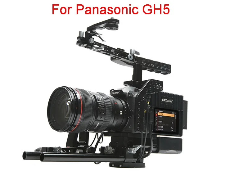 for Panasonic GH5 ASXMOV-Scorpion плечевой держатель видео стабилизатор Матовая коробка DSLR камера установка для sony A7R2/A7S2/A72 для Panasonic GH5/GH4 - Цвет: for Panasonic GH5