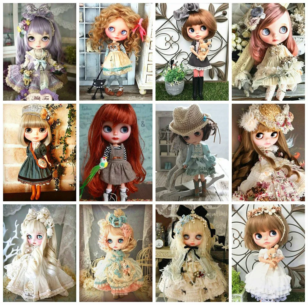 

CraftArtGo 5D DIY Алмазная вышивка, девушка Кукла полностью квадратные Стразы мозаика, вышивка крестиком на рисунке, со стразами в виде цветка; Комп...