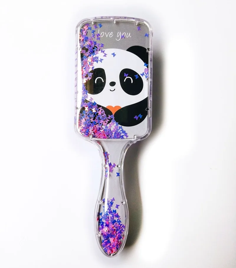 

Cartoon airbag comb printing air cushion comb transparent massage hairdressing comb plastic rainbow pony comb