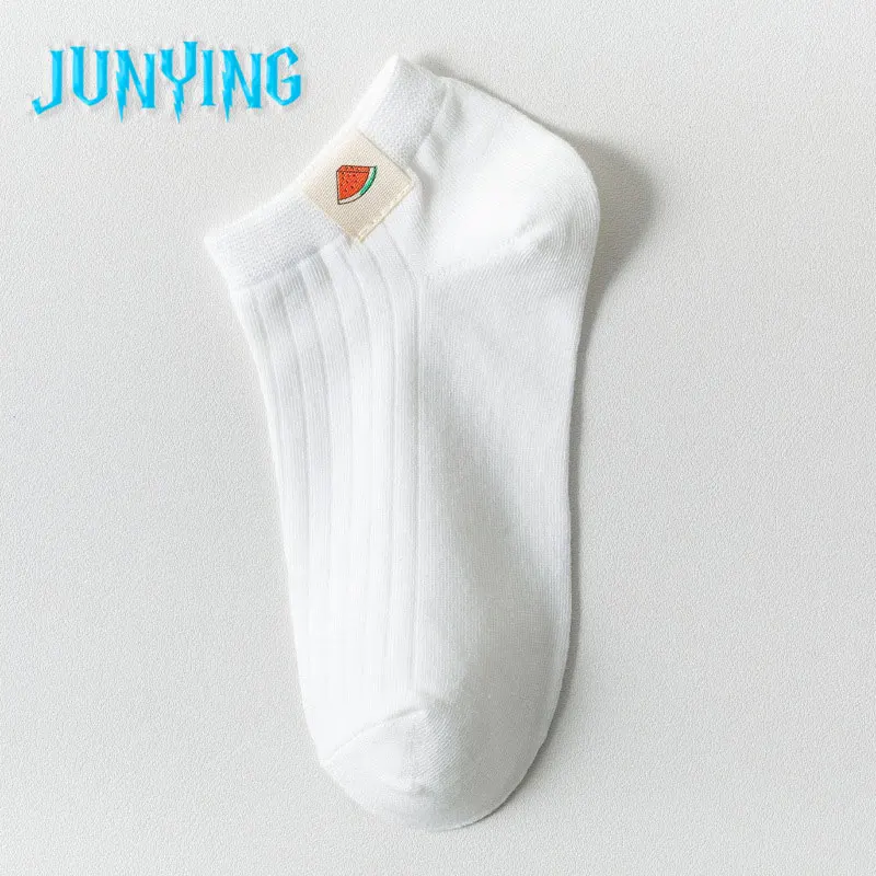 

Creative Jacquard Ankle Socks Silicone Non-slip Harajuku Summer Cute Cartoon Invisible 1 Pair/Pack Sports Korean Style Women