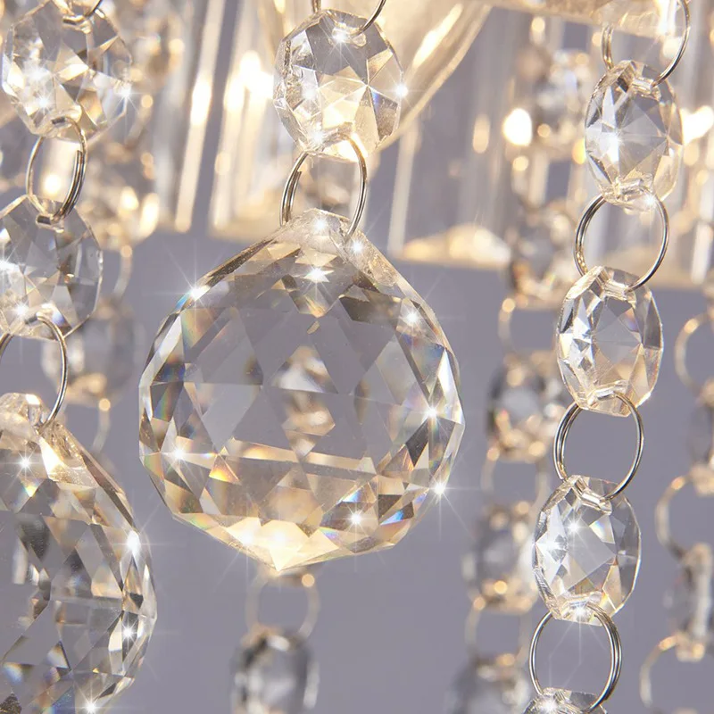 

lotus flower crystal light hallway lamp LED ceiling lamp Bedside Aluminum balcony porch restaurant ceiling lamp