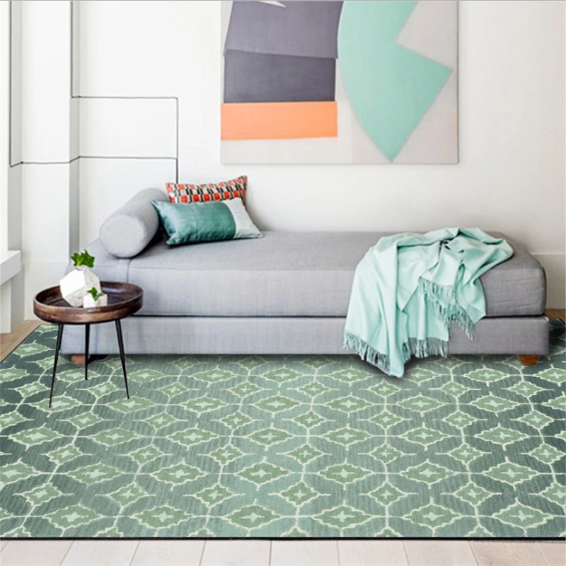 Коврик детский игровой с геометрическим рисунком мягкий ковер в европейском