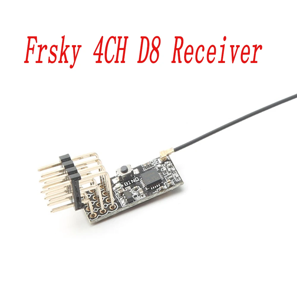 1PCS Frsky Mini 2,4G 4CH Frsky совместим с D8 приемником w/PWM выходом RC Multirotor запасные части для RC моделей квадрокоптеров - Цвет: 1PCS