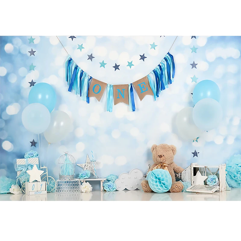 Sensfun фотофоны для детской съемки из Фоны светильник голубых тонах с изображением