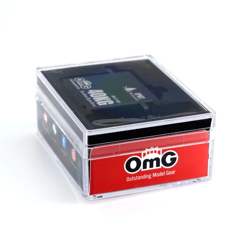 

OmG 40kg IP67 Waterproof Brushless Digital Servo High-Voltage High-Torque Digital Servo For Fixed-Wing / Rc Boat 1:8 1:10 Rc Car