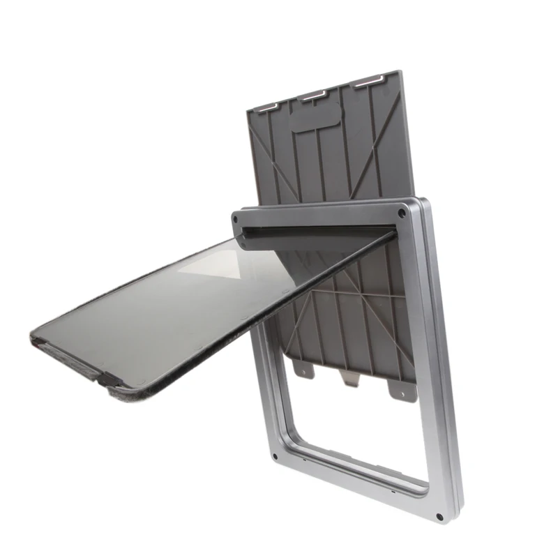 Раздвижная дверь для собак и кошек 4 способа доступа магнитная Запираемая