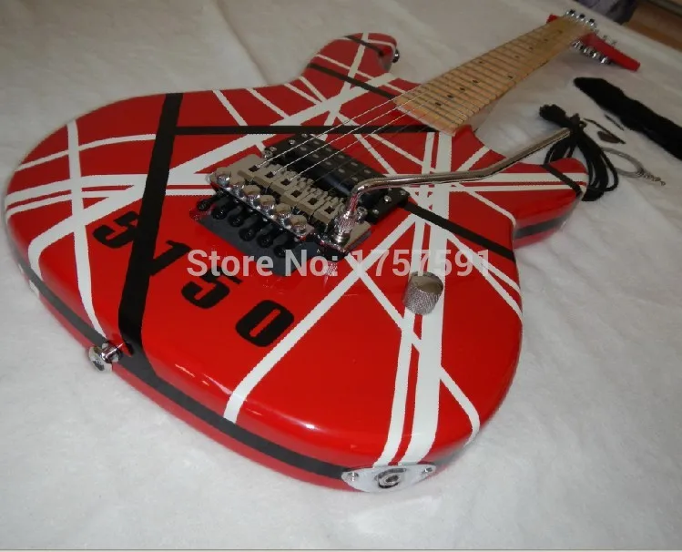 Бренд kramer 5150 красный и белый EVH серии Ари тремоло электрогитары