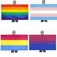 bisexual rainbow flag 90150cm polyester gay pride peace flags lesbian pride peace pennants flag pride lgbt banners home decor