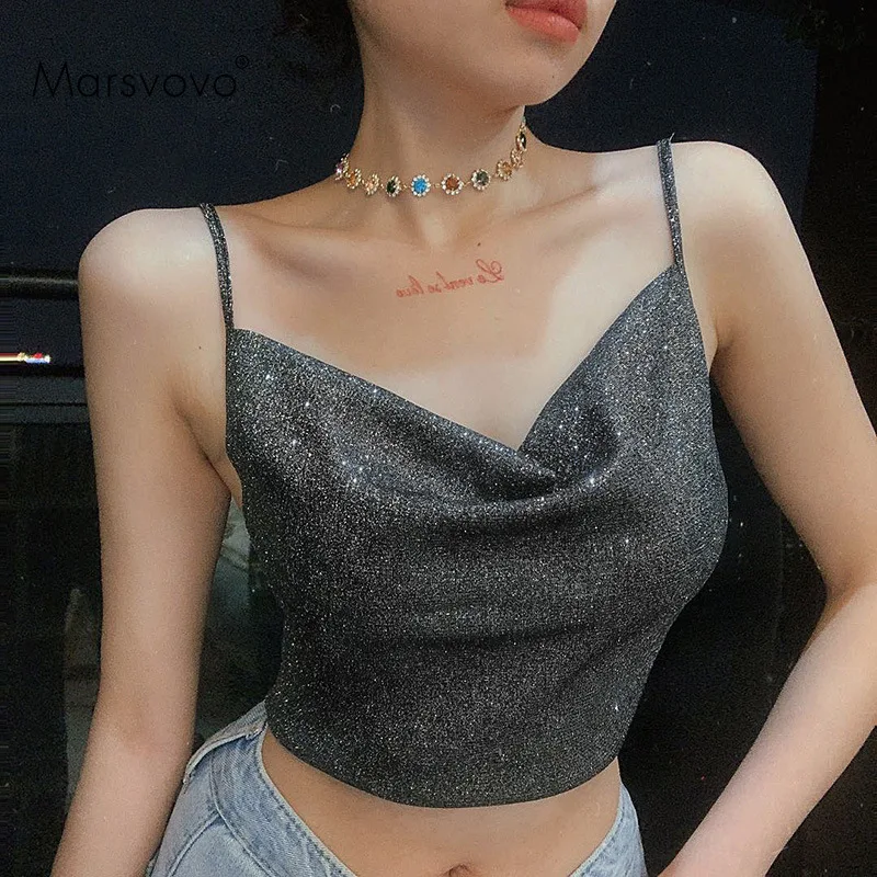 

Women's Tube Top Sling Bling Tank Top Women's Clothing with Free Shipping Cyber Y2k Top Women 2021 Club Sexy Woman Clothes Chic