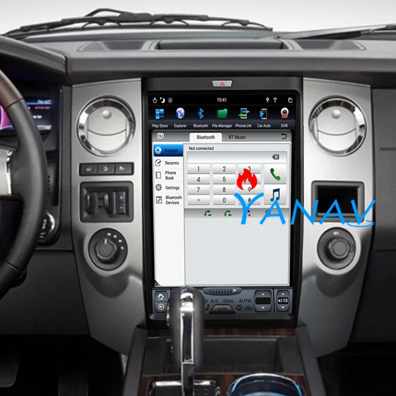 

For-FORD expedition 2007-2017 17 inch GPS navigation player car stereo video HD Tesla Style vertical screen car Radio DVD player