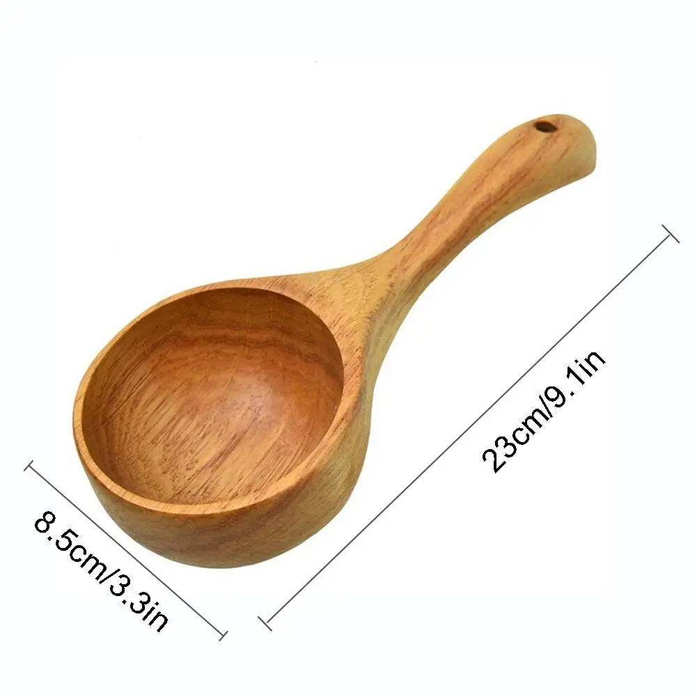 Твердая деревянная ложка многофункциональная совок кухонная утварь. Изоляция и