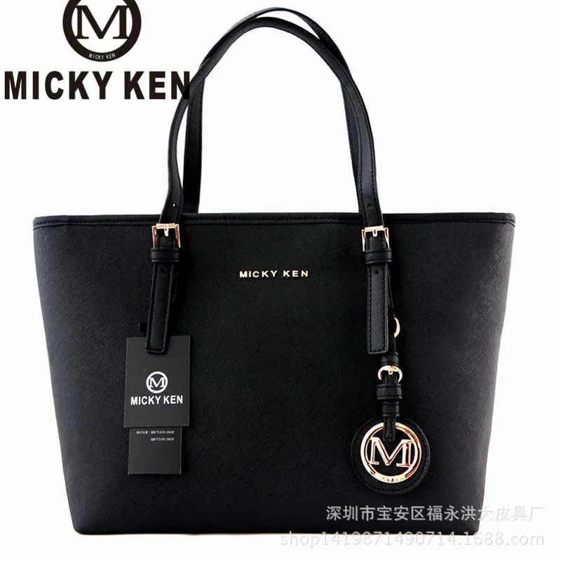 

MICKY KEN Brand new 2017 women handbags big pu leather high quality letter female bag designer bolsos mujer sac handbag