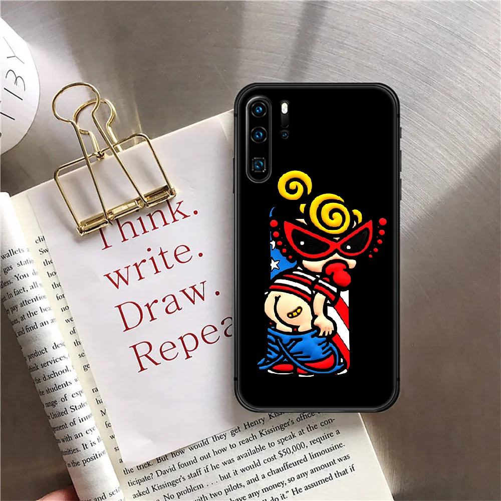 

Hysteric Mini Phone Case Cover For Huawei Mate P 10 20 30 40 Lite Pro Smart Z 2019 Black Bumper Cover Hot