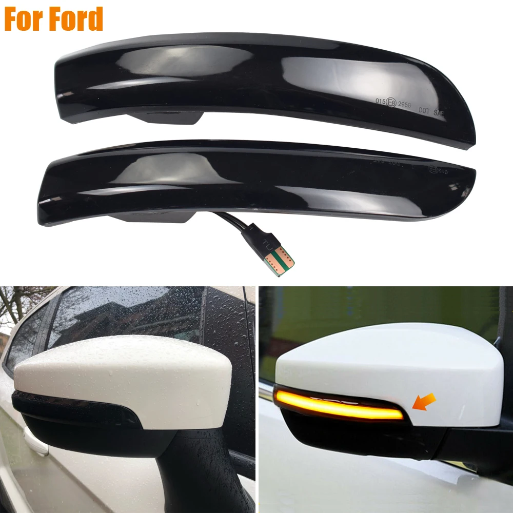 Течет зеркало индикатор мигалка динамичные светодиодный поворотник светильник